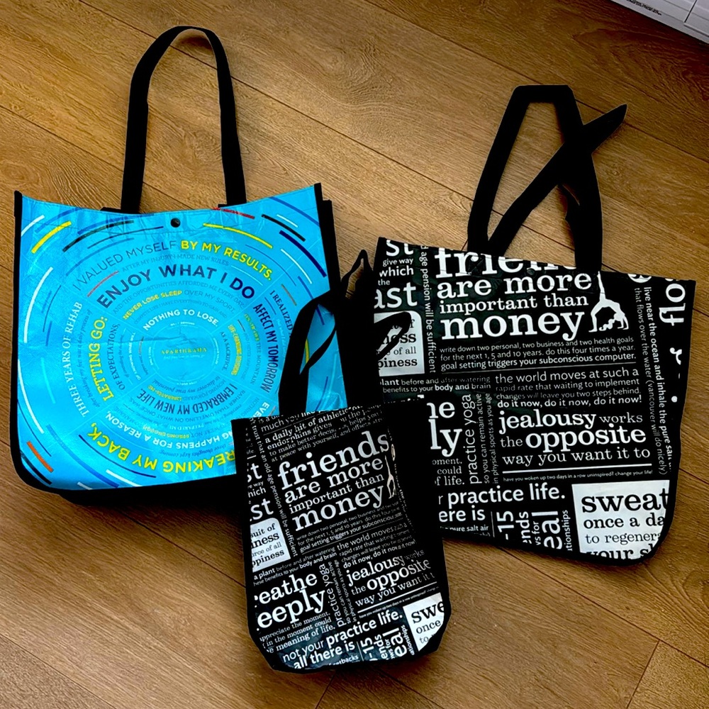 LULULEMON Shopping Bag - 2 Large Bags